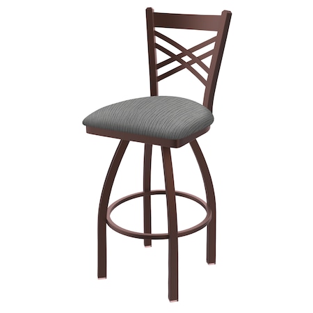 25 Swivel Counter Stool,Bronze Finish,Graph Seat